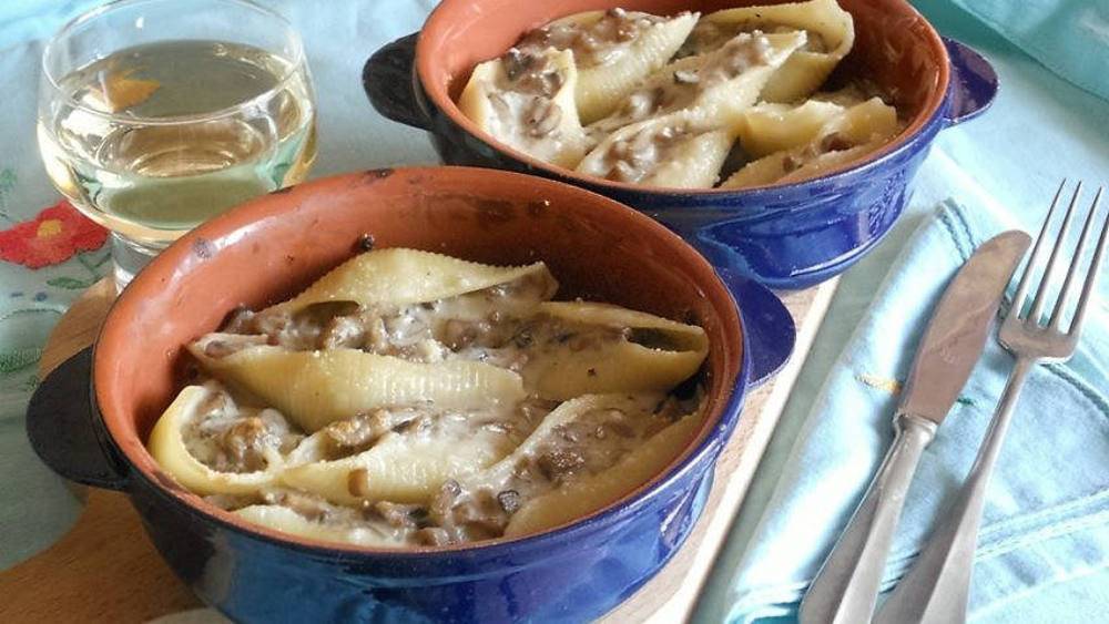 Conchiglioni ripieni di Funghi