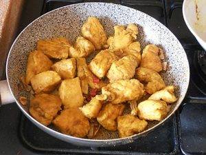 Pollo al Curry preparazione 10