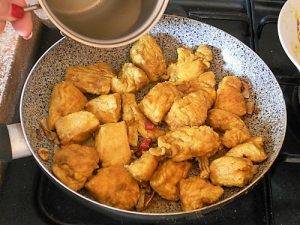 Pollo al Curry preparazione 11