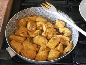 Pollo al Curry preparazione 6