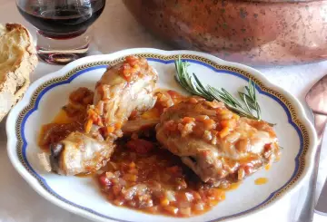 POLLO ALLA CACCIATORA