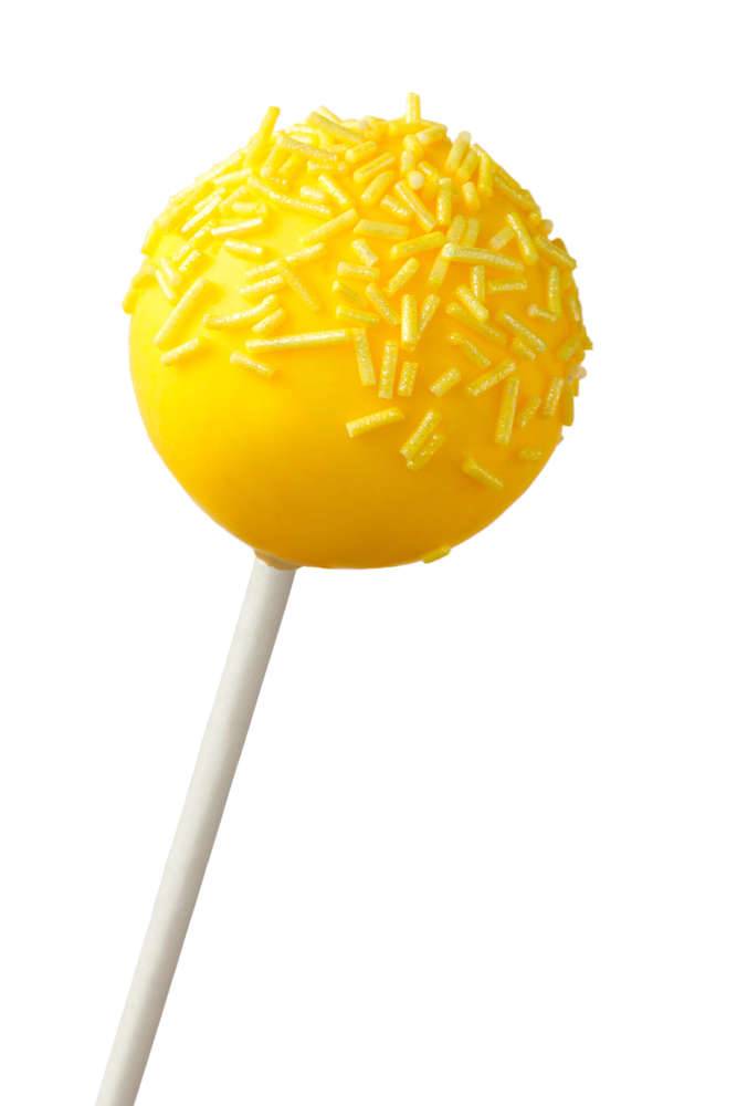 Cake pops mimosa