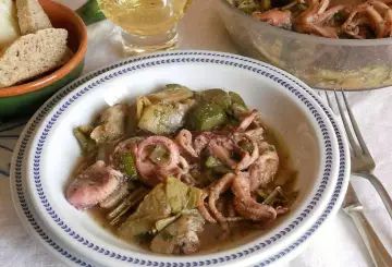 ZUPPA DI POLIPETTI CON VERDURE
