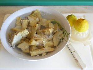 Carciofi al forno, prepariamo un contorno sfizioso preparazione 0