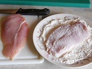 Petto di pollo all'arancia preparazione 1