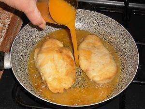 Petto di pollo all'arancia preparazione 7