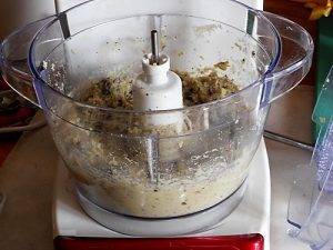 Polpette di Pollo fritte con melanzane preparazione 6