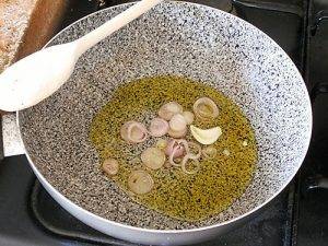 Risotto alla pescatora preparazione 1