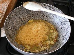 Risotto alla pescatora preparazione 2