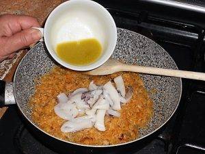 Risotto alla pescatora preparazione 6