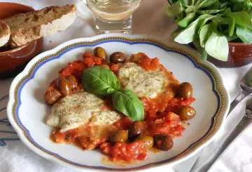 SCALOPPINE ALLA PIZZAIOLA, UN SECONDO FACILE E VELOCE!