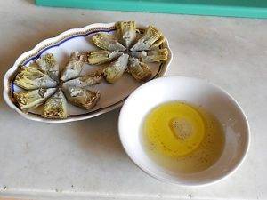 Cuori di carciofi, un contorno di classe! preparazione 7