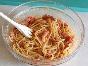 Spaghetti alla amatriciana, la ricetta originale preparazione 11