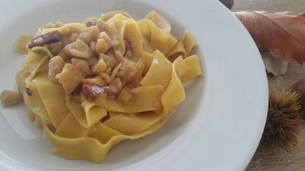 Pasta Con Castagne, un primo ricco di sapore