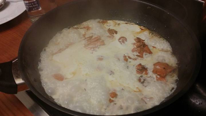 Tagliolini al salmone preparazione 5