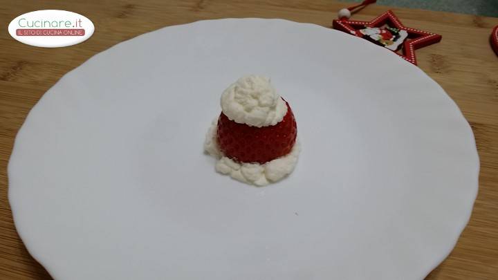 Babbo Natale di Fragola preparazione 5