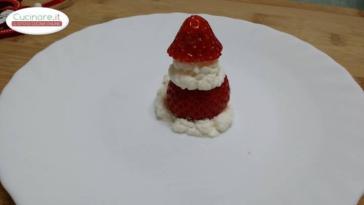 Babbo Natale di Fragola preparazione 6