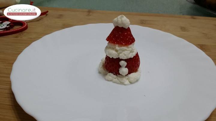 Babbo Natale di Fragola preparazione 7