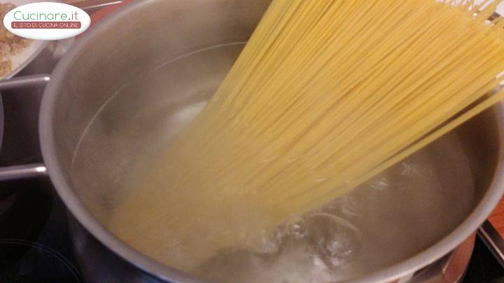 Carbonara al Tonno preparazione 0