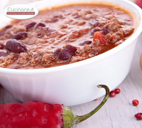 Chili con Carne e Fagioli Rossi preparazione 7