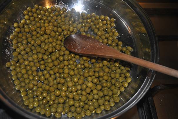 Polpettone con Piselli preparazione 3