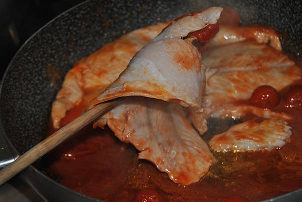 Vermicelli con la cernia preparazione 4