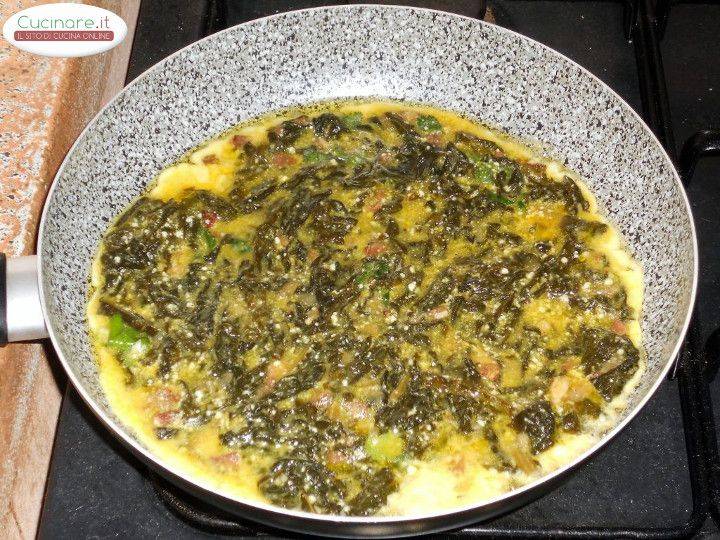 Frittata al Cavolo nero e Coriandolo preparazione 7