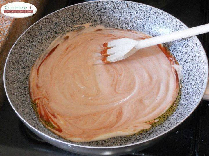 Gnocchetti sardi in rosa con granella di arachidi preparazione 8