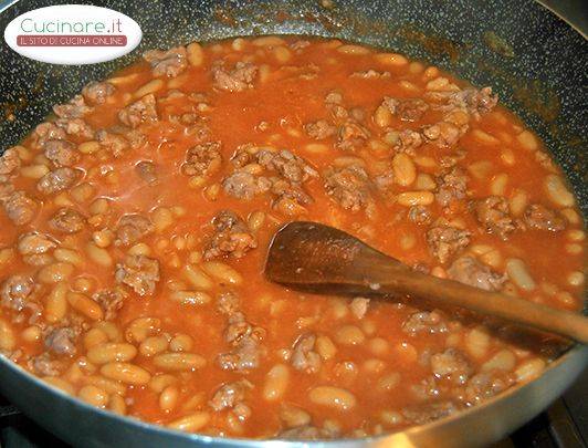 Gnocchi Salsicce e Fagioli preparazione 3