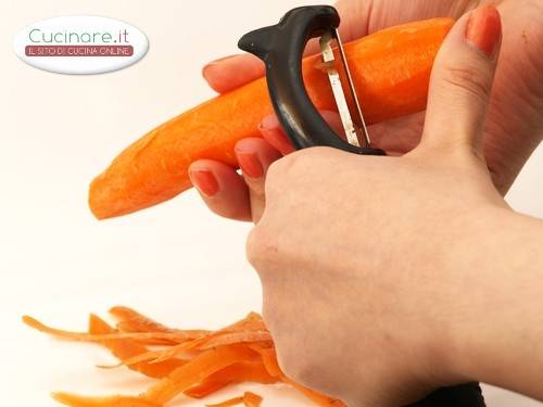 Gnocchi di carote con pomodoro e besciamella preparazione 2