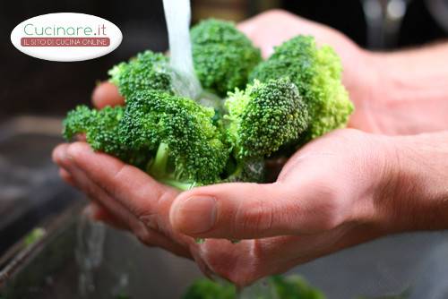 Lasagne con Broccoli e Cipolle Rosse di Tropea preparazione 0