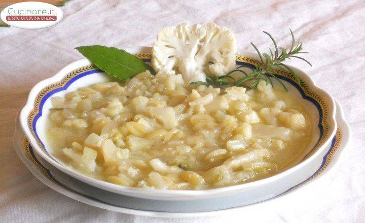 Minestra al Cavolfiore, Cipolle e Erbe aromatiche con Gnocchetti sardi preparazione 10