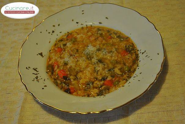 Ricetta Minestrone di Verdure preparazione 8