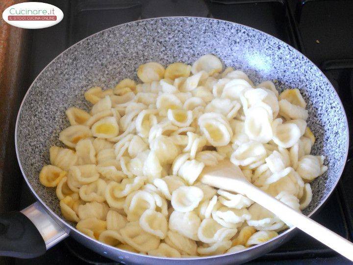 Orecchiette alla Curcuma con Verdure grigliate e gratinate preparazione 4