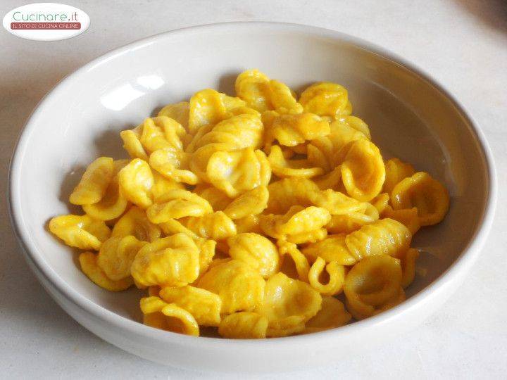 Orecchiette alla Curcuma con Verdure grigliate e gratinate preparazione 6