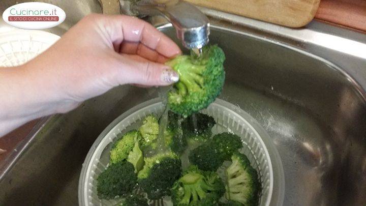 Orecchiette con broccoli baresi preparazione 2