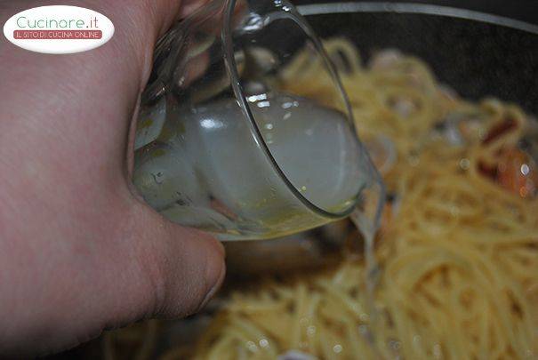 Pasta con le Telline preparazione 10