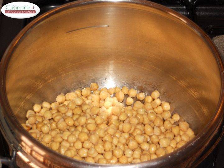 Pasta e Ceci alla Romana preparazione 1