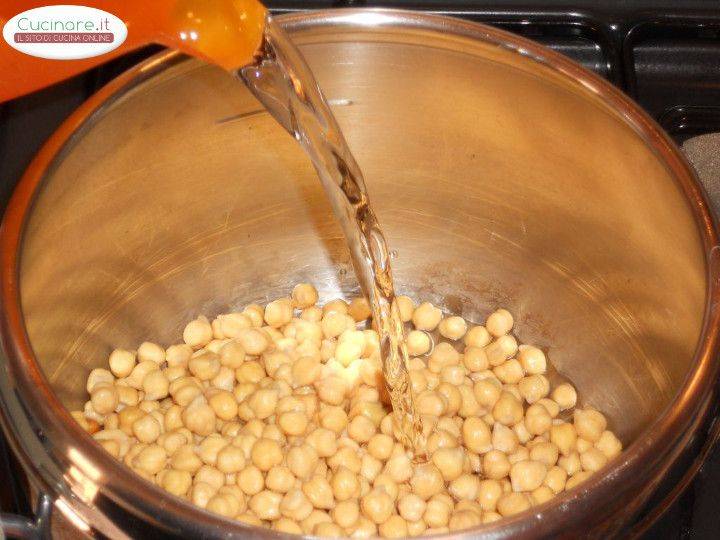 Pasta e Ceci alla Romana preparazione 2