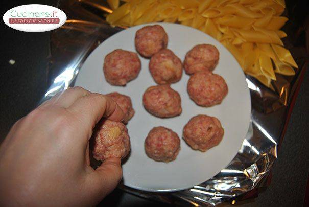 Polpette Cotte nel Sugo preparazione 3