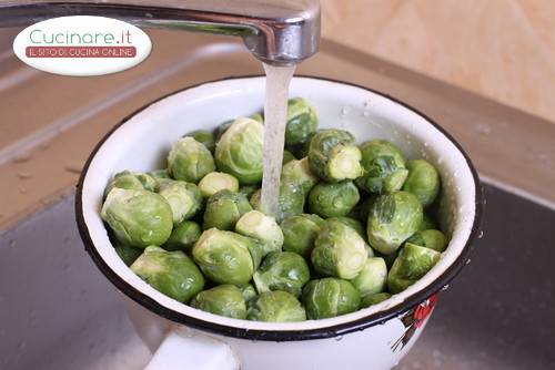 Purea di Cavoletti di Bruxelles preparazione 2