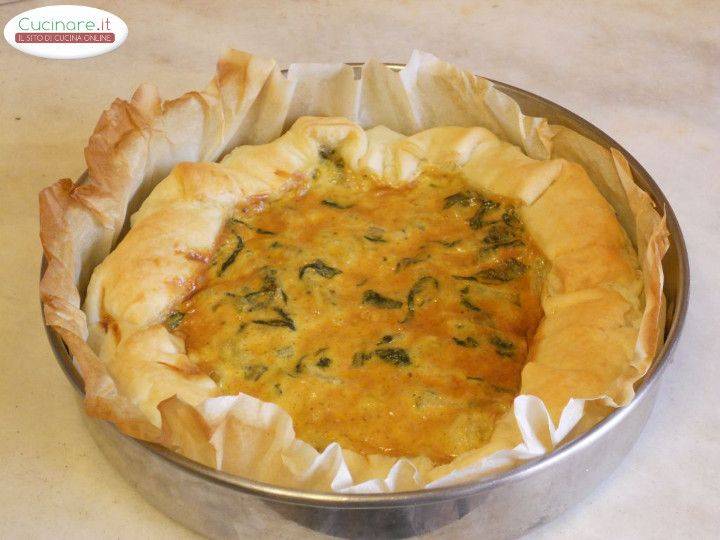 Quiche con Coste e Porri al profumo di Zenzero preparazione 17