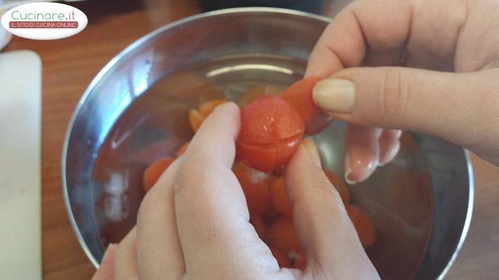 Spaghetti al Pomodoro preparazione 2