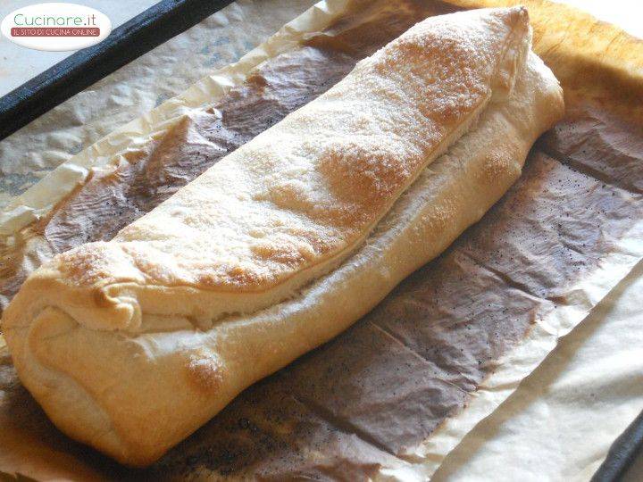 Strudel di Mele renette, Marmellata di Pesche e Noci preparazione 12