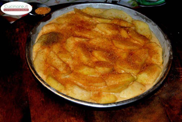 Torta di mele senza burro preparazione 5