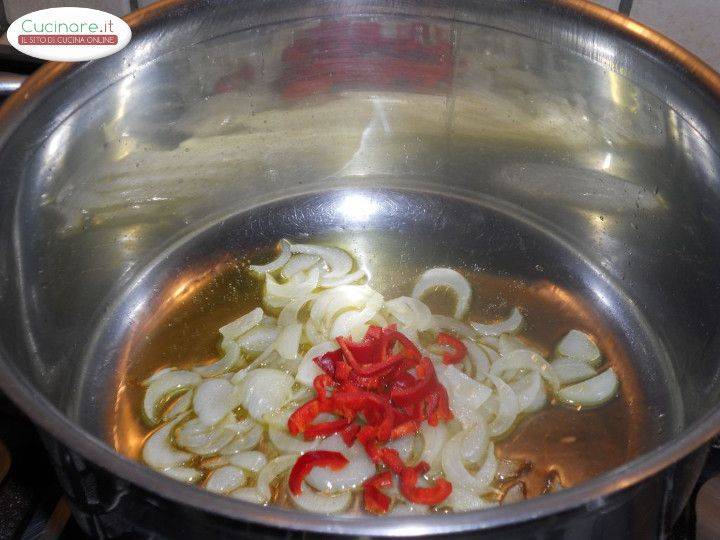 Tagliatelle al Sapore di Mare preparazione 3