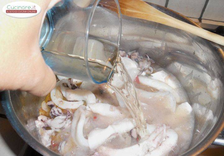 Tagliatelle al Sapore di Mare preparazione 7