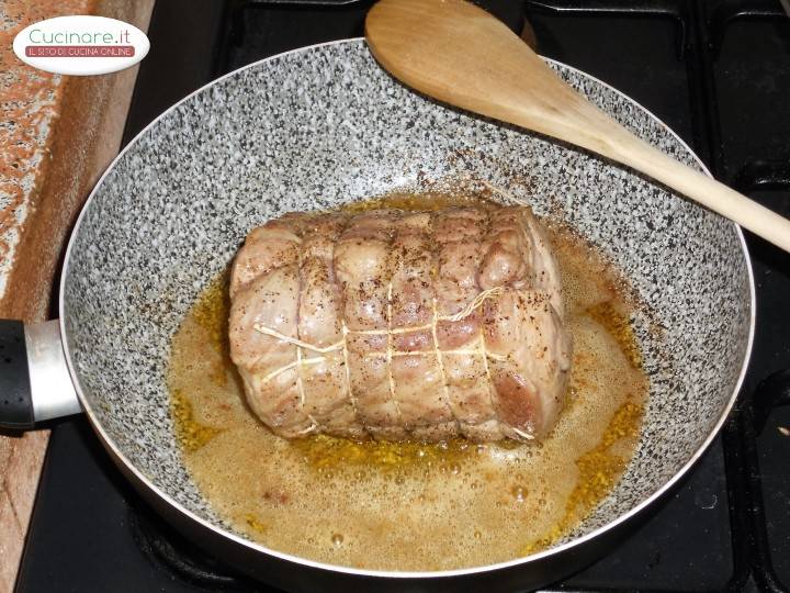 Arrosto di Vitello ai Mirtilli preparazione 3