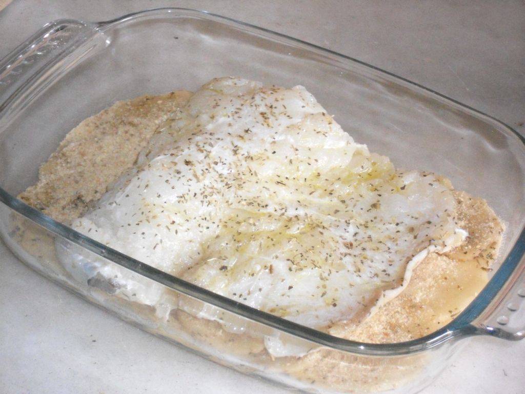 Baccalà gratinato al forno con Patate e Origano preparazione 8