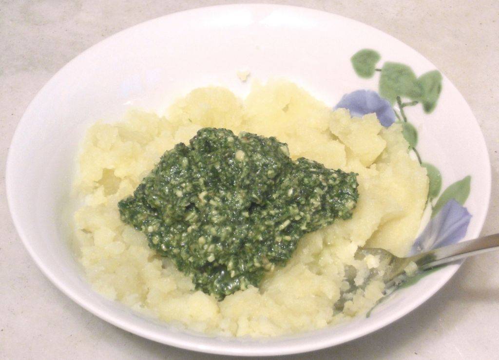 Bocconcini dorati di Baccalà e di Patate al Pesto di Rucola preparazione 0